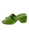 【中古】Gianvito Rossi◆サンダル/38/グリーン//【シューズ】(4)