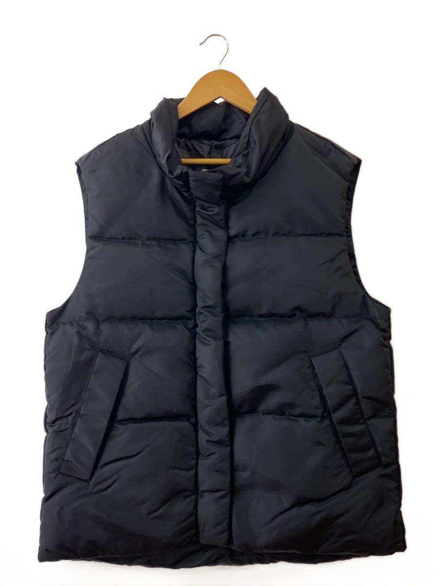 【中古】AP STUDIO◆Satin Down Vest/--/ナイロン/BLK/無地/23-010-586-2060-3-0//【レディースウェア】