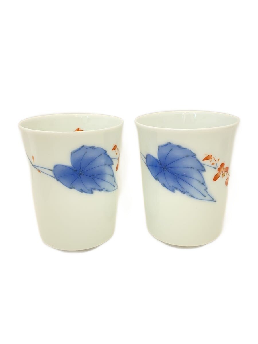 【中古】香蘭社◆湯呑/2点セット/WHT【キッチン用品】