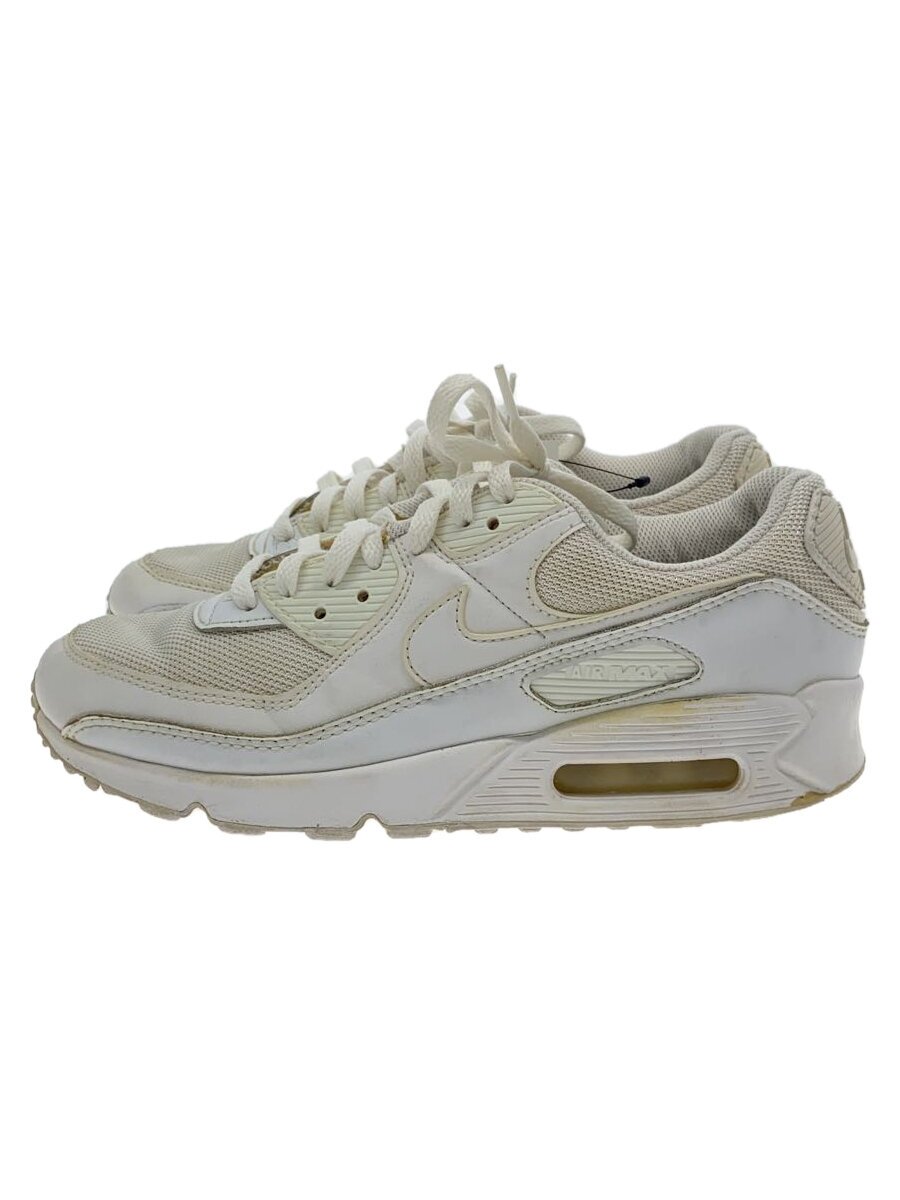 【中古】NIKE◆AIR MAX 90_エアマックス90/26cm/WHT【シューズ】