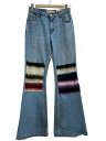 【中古】MARNI◆ブーツカットパンツ/38/22AW/モヘアパッチ/PAJD0345L0USCU21/裾ヨゴレ/ダメージ有【レディースウェア】