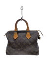 【中古】LOUIS VUITTON◆1)スピーディ25_モノグラム・キャンバス_BRW/PVC/BRW【バッグ】