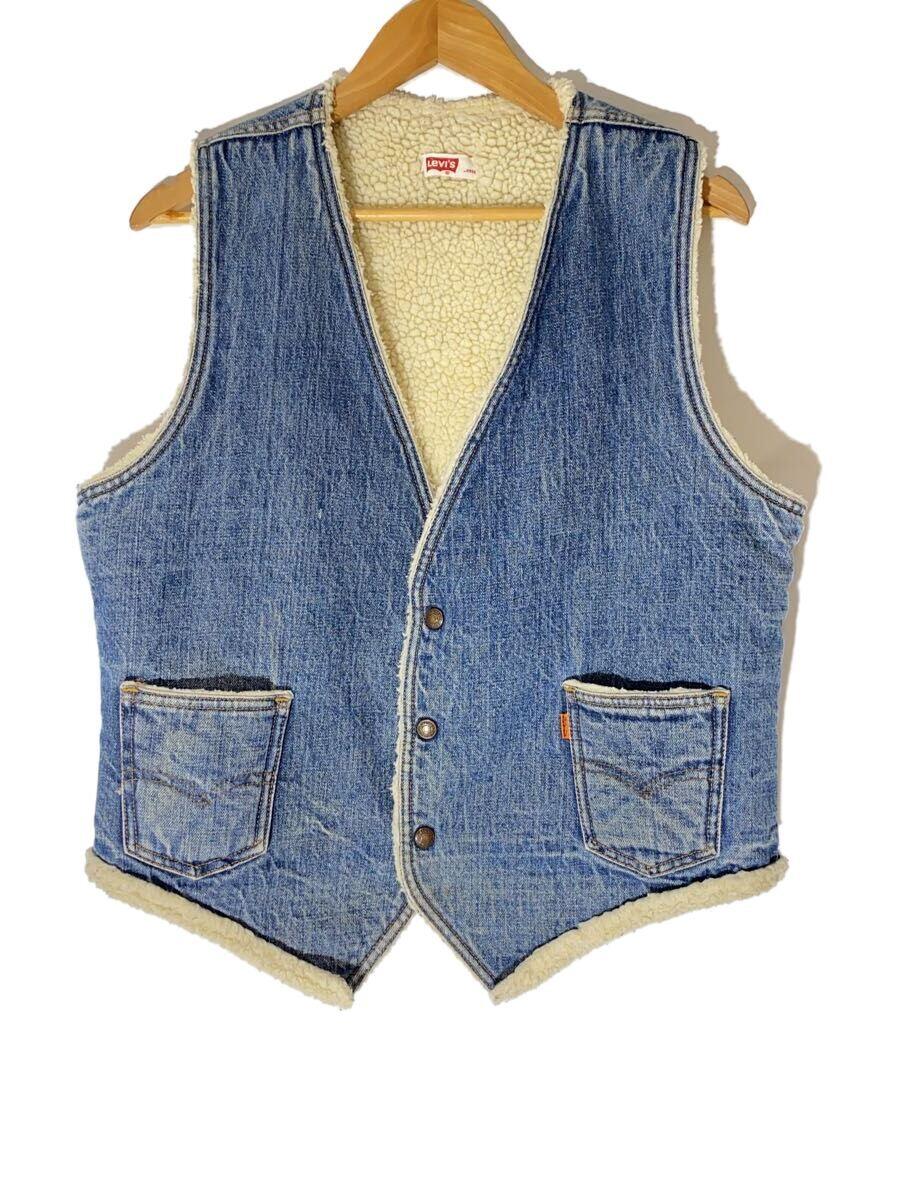 【中古】Levi’s◆デニムボアベスト/LL/デニム/BLU/60605 0217【メンズウェア】