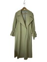 【中古】SNIDEL◆コート/1/カシミア/GRN/無地/SWFC245224【レディースウェア】