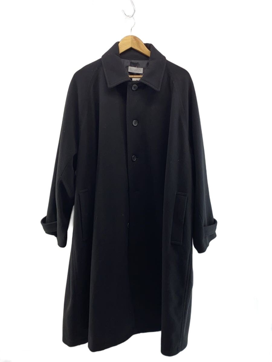 【中古】remer◆コート/S/ポリエステル/BLK/RRSTR0922001【メンズウェア】