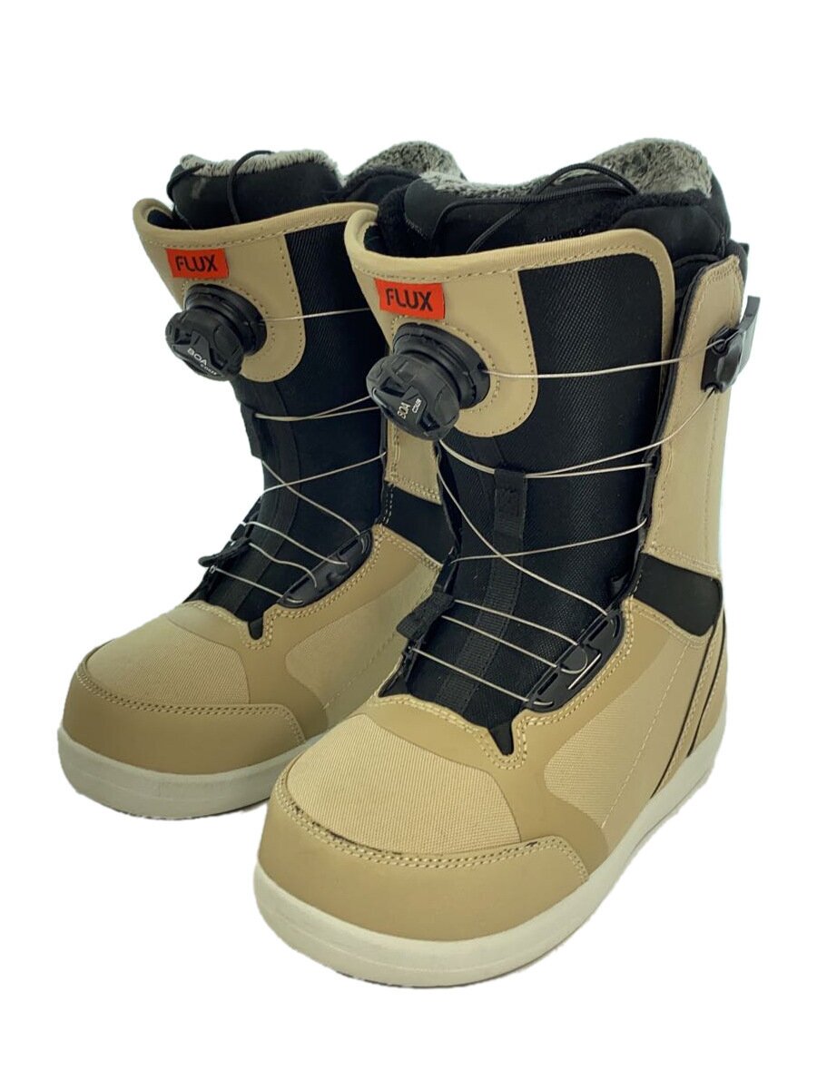 【中古】FLUX◆スノーボードブーツ/24.5cm/BOA/BEG/FL-BOA/ベージュ//【スポーツ】