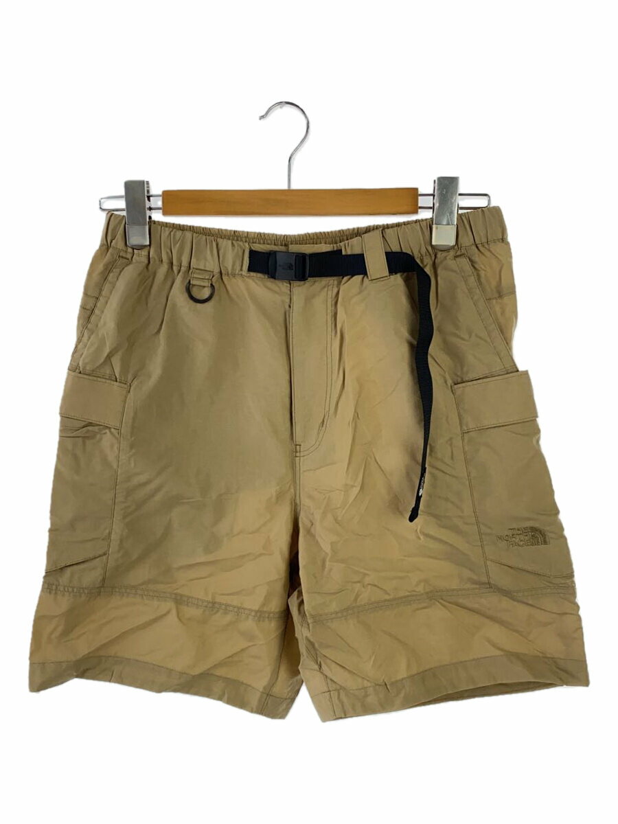 【中古】THE NORTH FACE◆CLASS V CARGO SHORT_クラスファイブカーゴショーツ/M/ナイロン/CML/無地【メンズウェア】