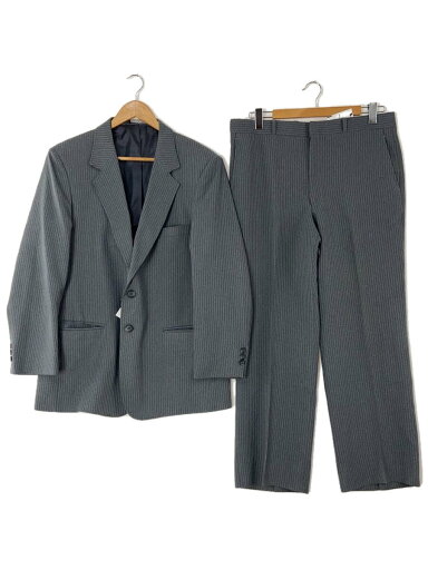 【中古】PERMA-PREST◆セットアップ/--/ポリエステル/GRY【メンズウェア】 【中古】PERMA-PREST◆セットアップ/--/ポリエステル/GRY【メンズウェア】