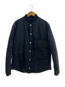 【中古】HERMES◆24AW/オーバーシャツ/レクトヴェルソ/中綿ブルゾン/46/ナイロン/ネイビー/H462780HI【メンズウェア】