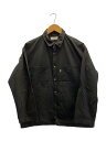 【中古】Graphpaper◆長袖シャツ/1/--/BLK/無地/GM191-50024B/使用感有【メンズウェア】(4)