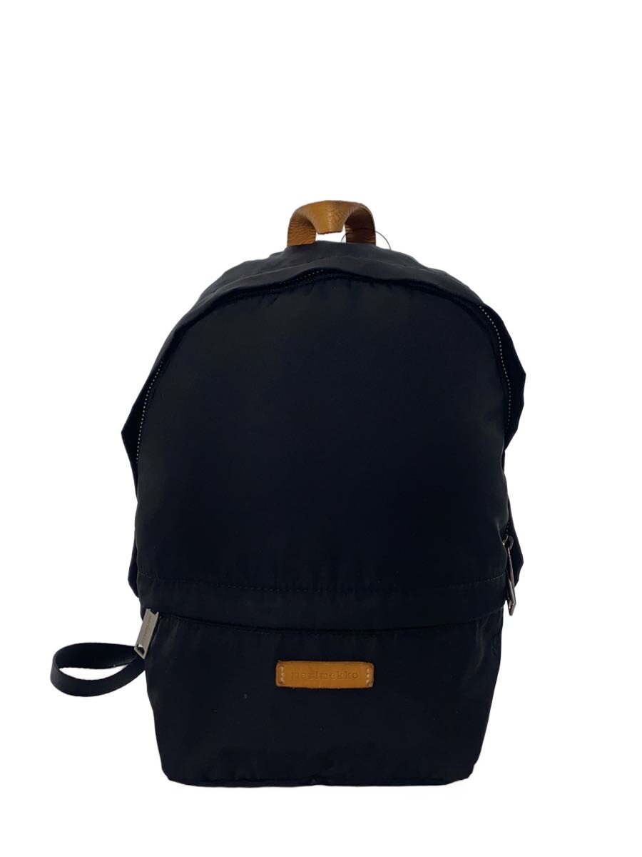 【中古】marimekko◆リュック/ポリエステル/BLK/MINI EIRA REPPU【バッグ】