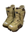 【中古】BURTON◆スノーボードブーツ/22.5cm/クイックレーシング/BEG【スポーツ】