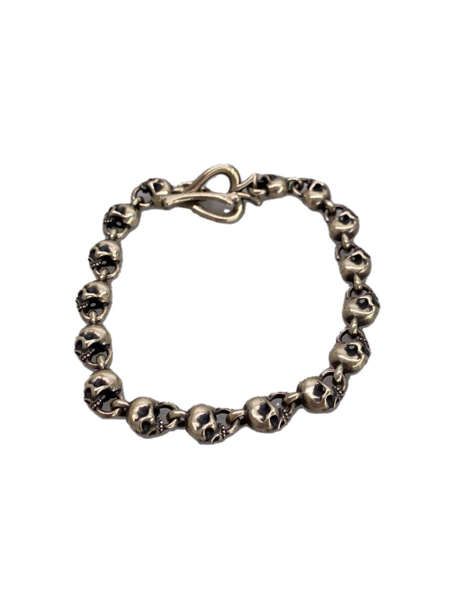 【中古】rat race◆All Skull Bracelet/ブレスレット/SV925/SLV/メンズ【服飾雑貨他】