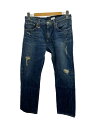 【中古】uniform experiment◆ストレートパンツ/1/デニム/IDG/無地/UE-112040【メンズウェア】(4)