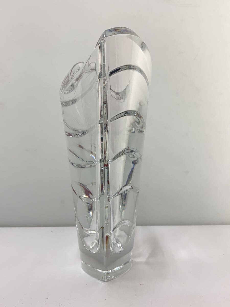 【中古】Baccarat◆壷・花瓶/CLR/2102668/花瓶/ウェーブ/【インテリア小物・日用雑貨】 [2]