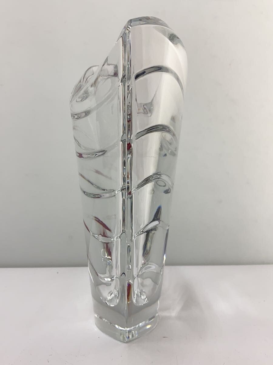 【中古】Baccarat◆壷・花瓶/CLR/2102668/花瓶/ウェーブ/【インテリア小物・日用雑貨】 [3]