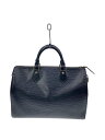 【中古】LOUIS VUITTON◆スピーディ30_エピ_ブラック/レザー/ブラック【バッグ】