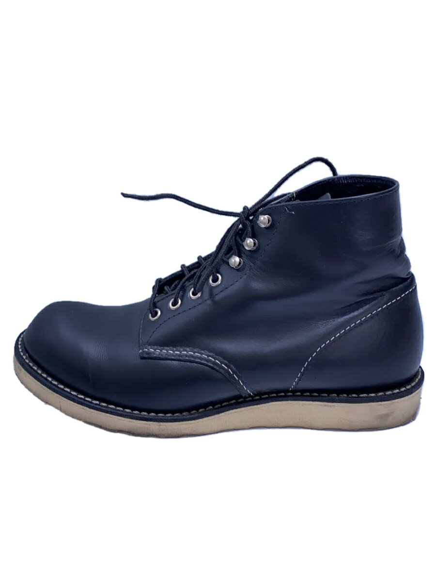 RED WING◆レースアップブーツ/28cm/BLK/8165