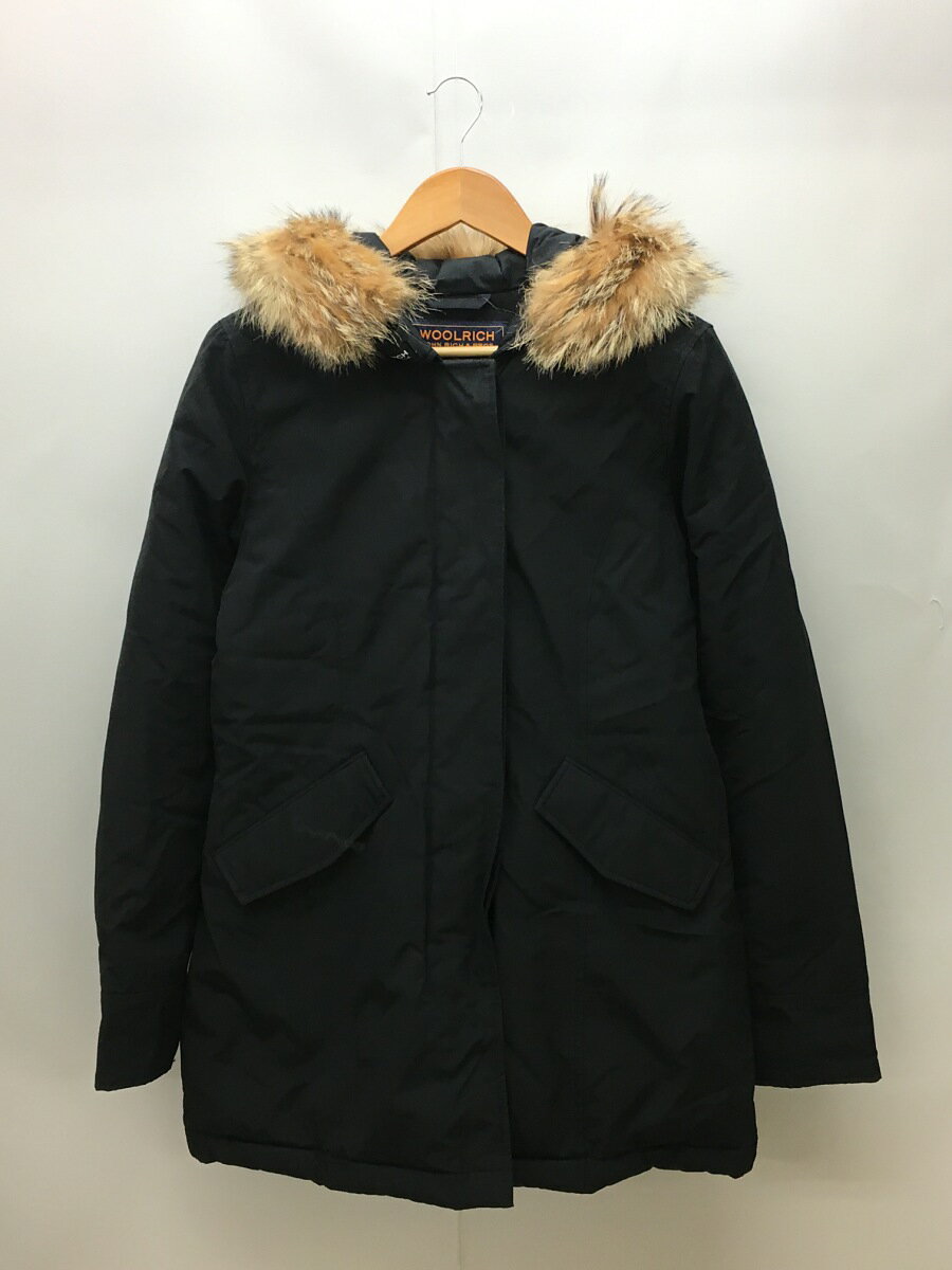 【中古】Woolrich◆ダウンジャケット/M/コットン/黒