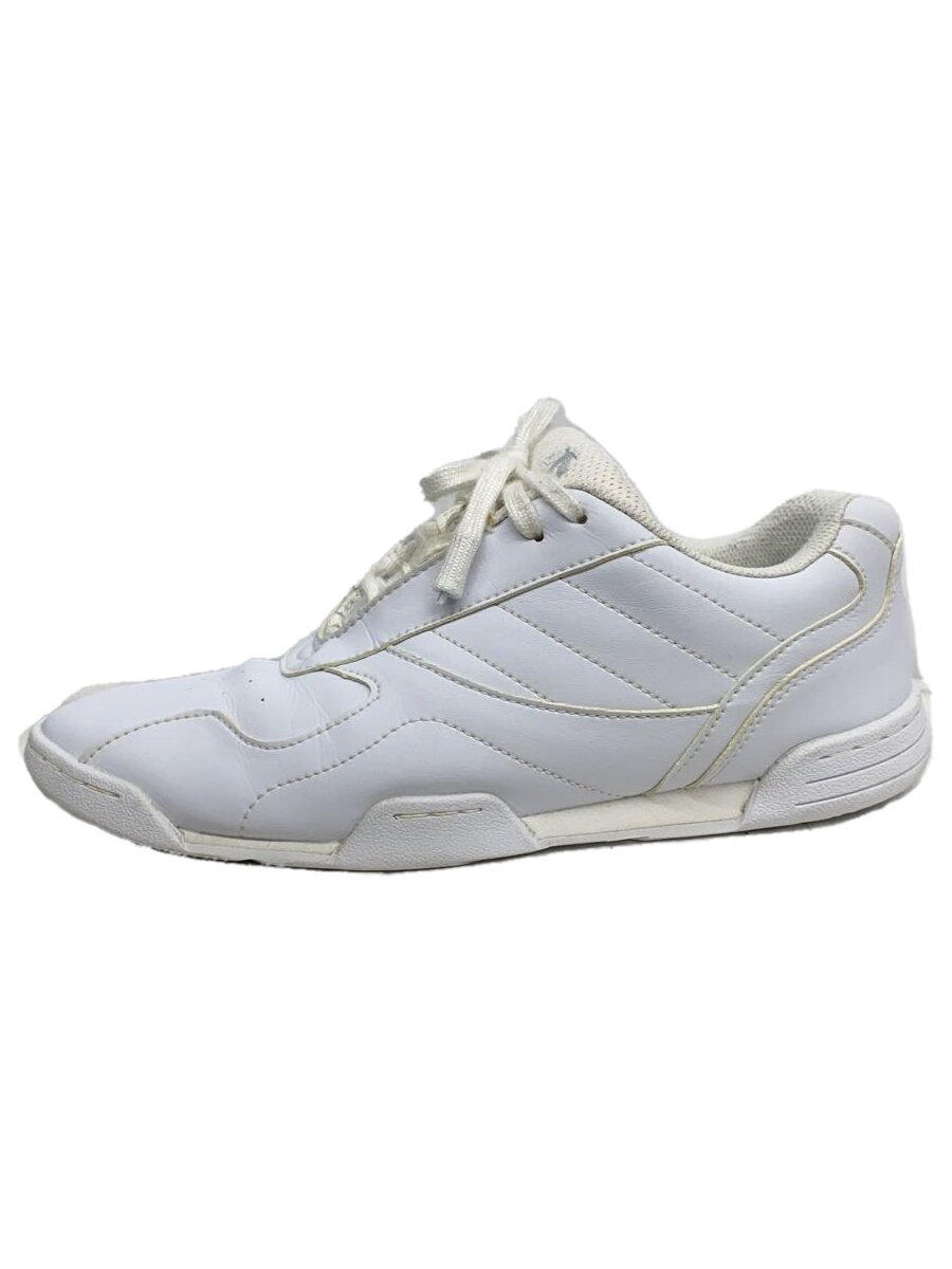 【中古】DESCENTE◆フィットネスシューズ/エアロビックシューズ/スポーツウェアー/26.0cm/WHT/ケース付属【スポーツ】