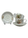 【中古】WEDGWOOD◆カップ&ソーサー/2点セット/WHT【キッチン用品】