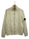 【中古】C.P.COMPANY◆18AW/ゴーグルレンンズ/ドライバーズニット/48/ウール/CRM/05CMKN061A/シミヨゴレ有//【メンズウェア】
