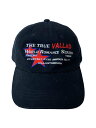 【中古】VALLAD◆WORLD ROMANCS SERIES CAP/FREE/コットン/BLK/メンズ【服飾雑貨他】