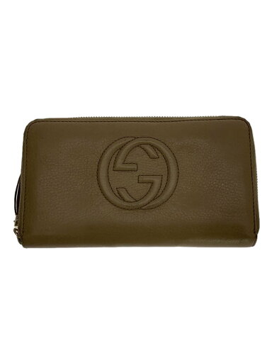 【中古】GUCCI◆長財布_ソーホー/レザー/BEG/レディース【服飾雑貨他】 【中古】GUCCI◆長財布_ソーホー/レザー/BEG/レディース【服飾雑貨他】