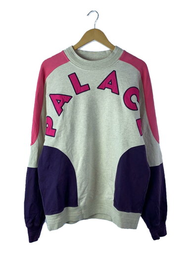 【中古】PALACE◆スウェット/L/コットン/CRM/無地【メンズウェア】 【中古】PALACE◆スウェット/L/コットン/CRM/無地【メンズウェア】