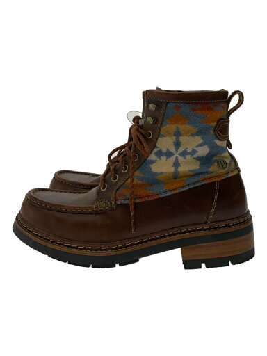 【中古】Clarks◆レースアップブーツ/UK6.5/BRW/×PENDLETON/ottawa peak【シューズ】 【中古】Clarks◆レースアップブーツ/UK6.5/BRW/×PENDLETON/ottawa peak【シューズ】