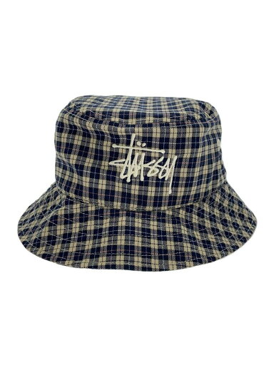 【中古】STUSSY◆バケットハット/--/ポリエステル/BLU/チェック/メンズ【服飾雑貨他】 【中古】STUSSY◆バケットハット/--/ポリエステル/BLU/チェック/メンズ【服飾雑貨他】