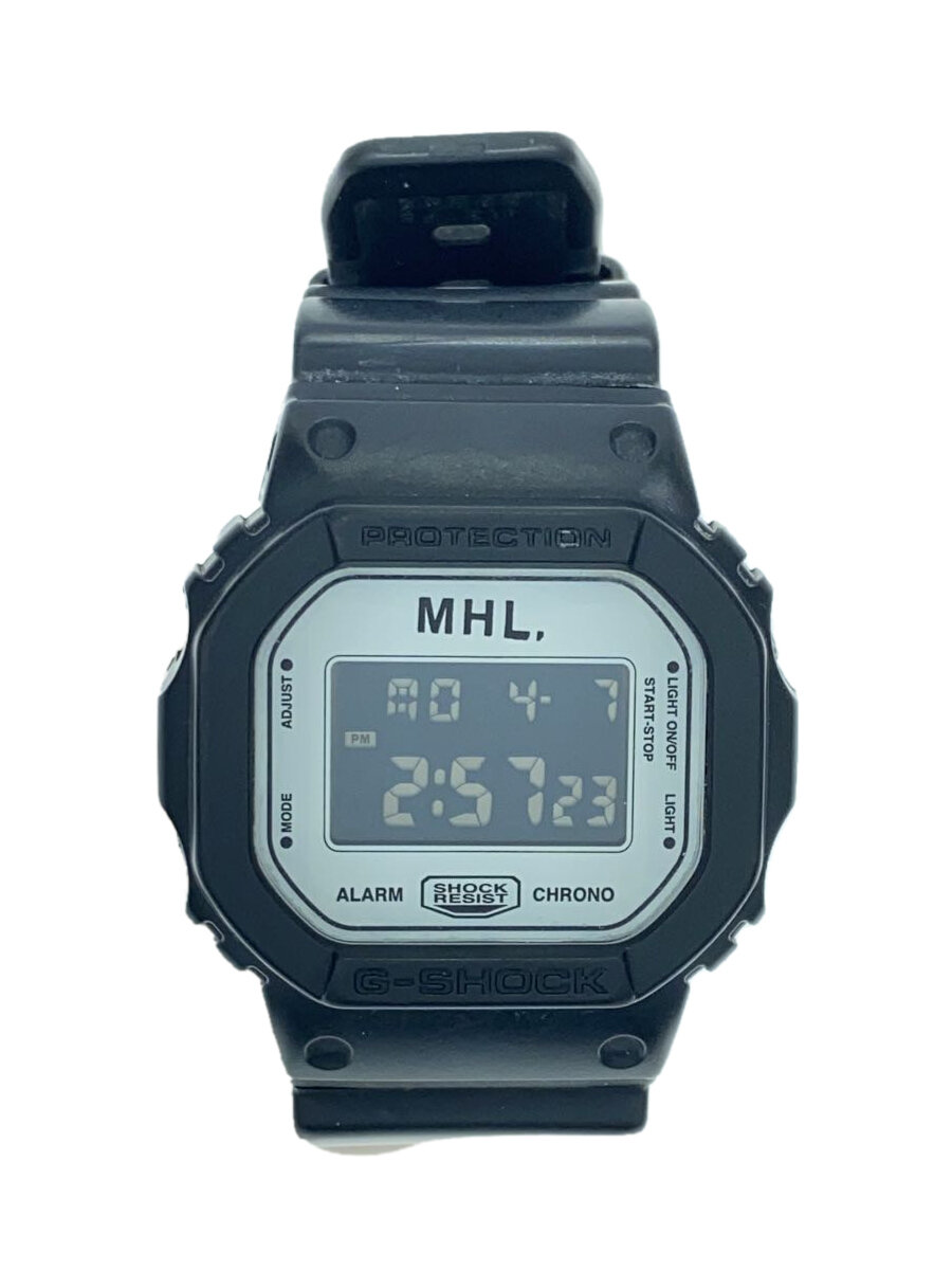 【中古】MHL.◆腕時計/デジタル/WHT/BLK/596-8173500【服飾雑貨他】