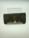 【中古】LOUIS VUITTON◆ミュルティクレ4_モノグラム・キャンバス_BRW/--/BRW/総柄/メンズ【服飾雑貨他】(4)
