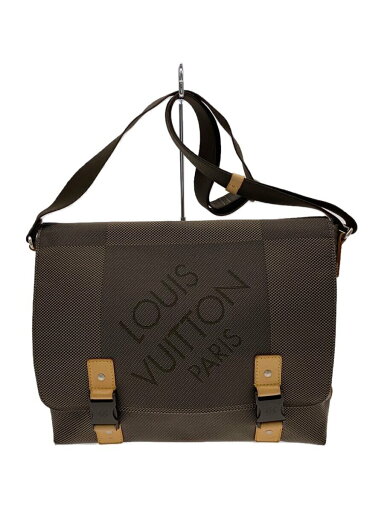 【中古】LOUIS VUITTON◆ルー_ダミエ・ジェアン_BRW/ナイロン/BRW【バッグ】 【中古】LOUIS VUITTON◆ルー_ダミエ・ジェアン_BRW/ナイロン/BRW【バッグ】