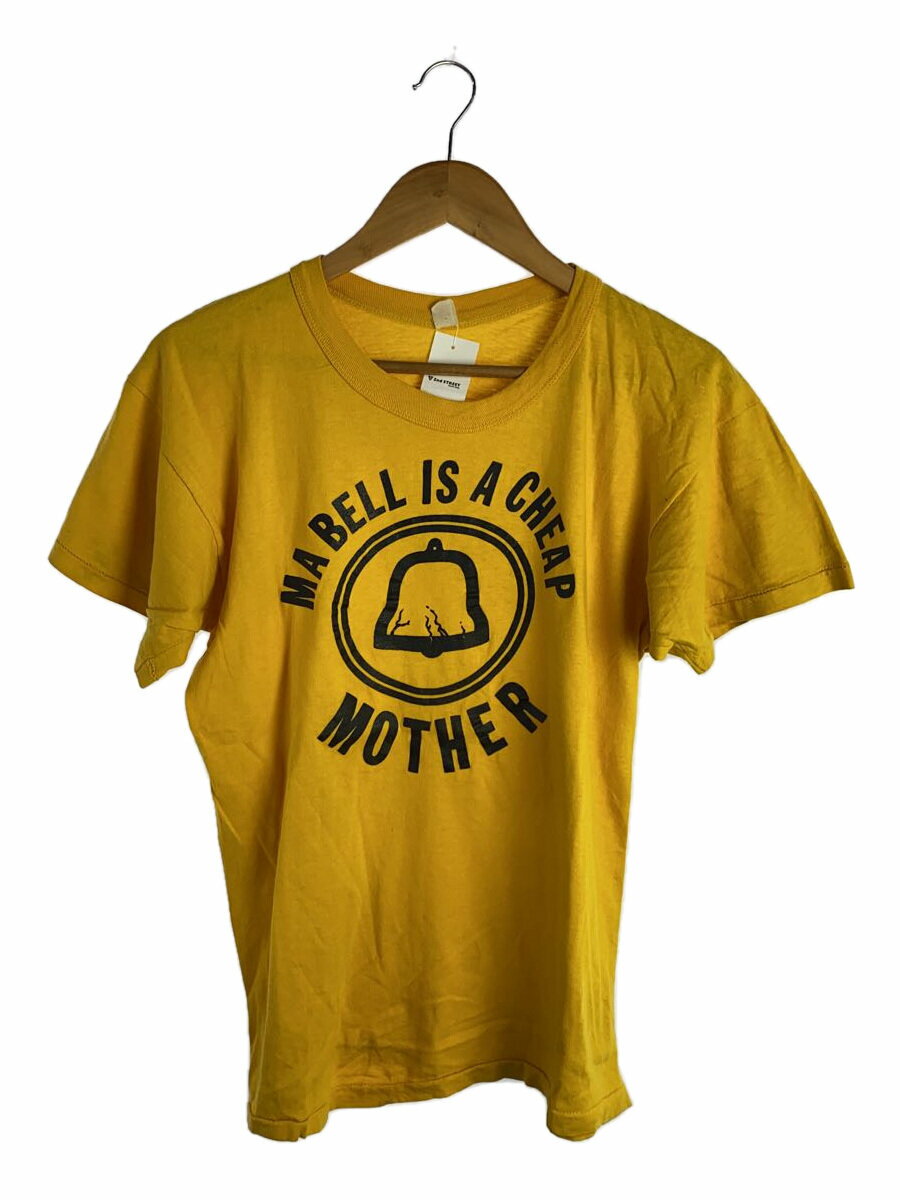 【中古】MA BELL IS A CHAEAP/Tシャツ/--/コットン/YLW/プリント【メンズウェア】