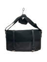 【中古】BURBERRY◆使用感/擦れあり/ショルダーバッグ/ナイロン/BLK/チェック【バッグ】(4)