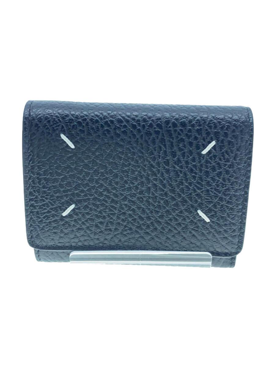 šMaison MargielaZIP COMPACT TRI FOLD WALLET 쥶/BLK/SA3UI0010 P4455¾