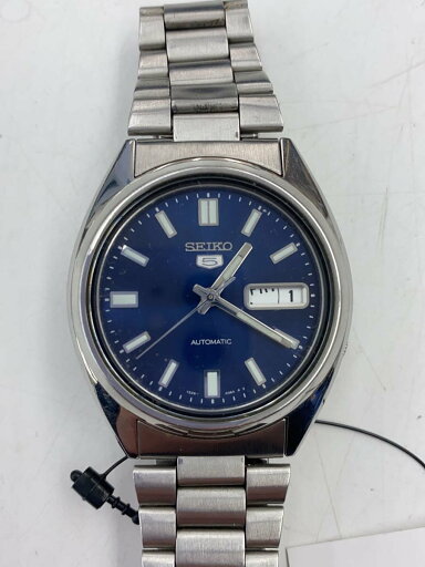 【中古】SEIKO◆自動巻腕時計/アナログ/ステンレス/BLU/SLV/7S26-0480【服飾雑貨他】 【中古】SEIKO◆自動巻腕時計/アナログ/ステンレス/BLU/SLV/7S26-0480【服飾雑貨他】