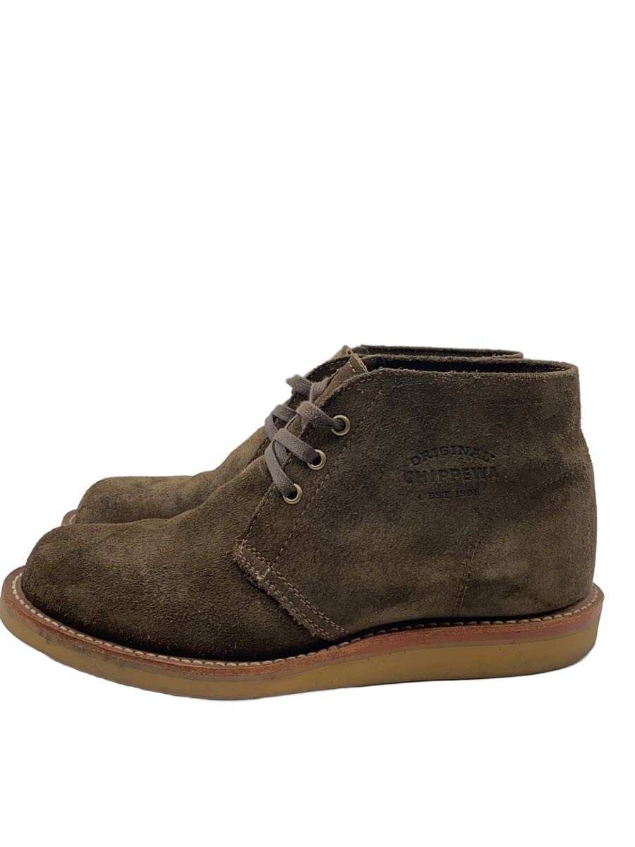 【中古】CHIPPEWA◆ORIGINAL MODERN SUBURBAN/サバーバン/チャッカブーツ/--/BRW/スウェード//【シューズ】