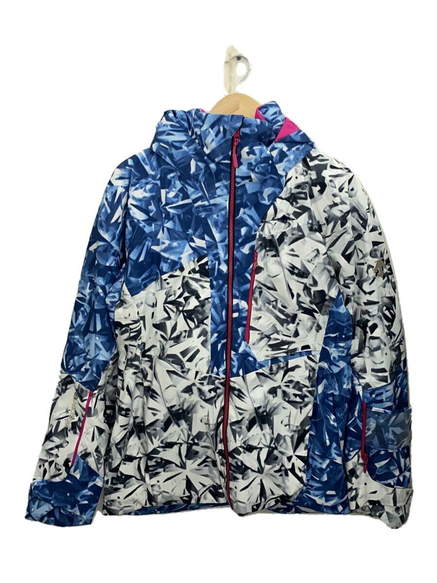 【中古】DESCENTE◆ウェアー/L/BLU/総柄/DWUMJK54【スポーツ】