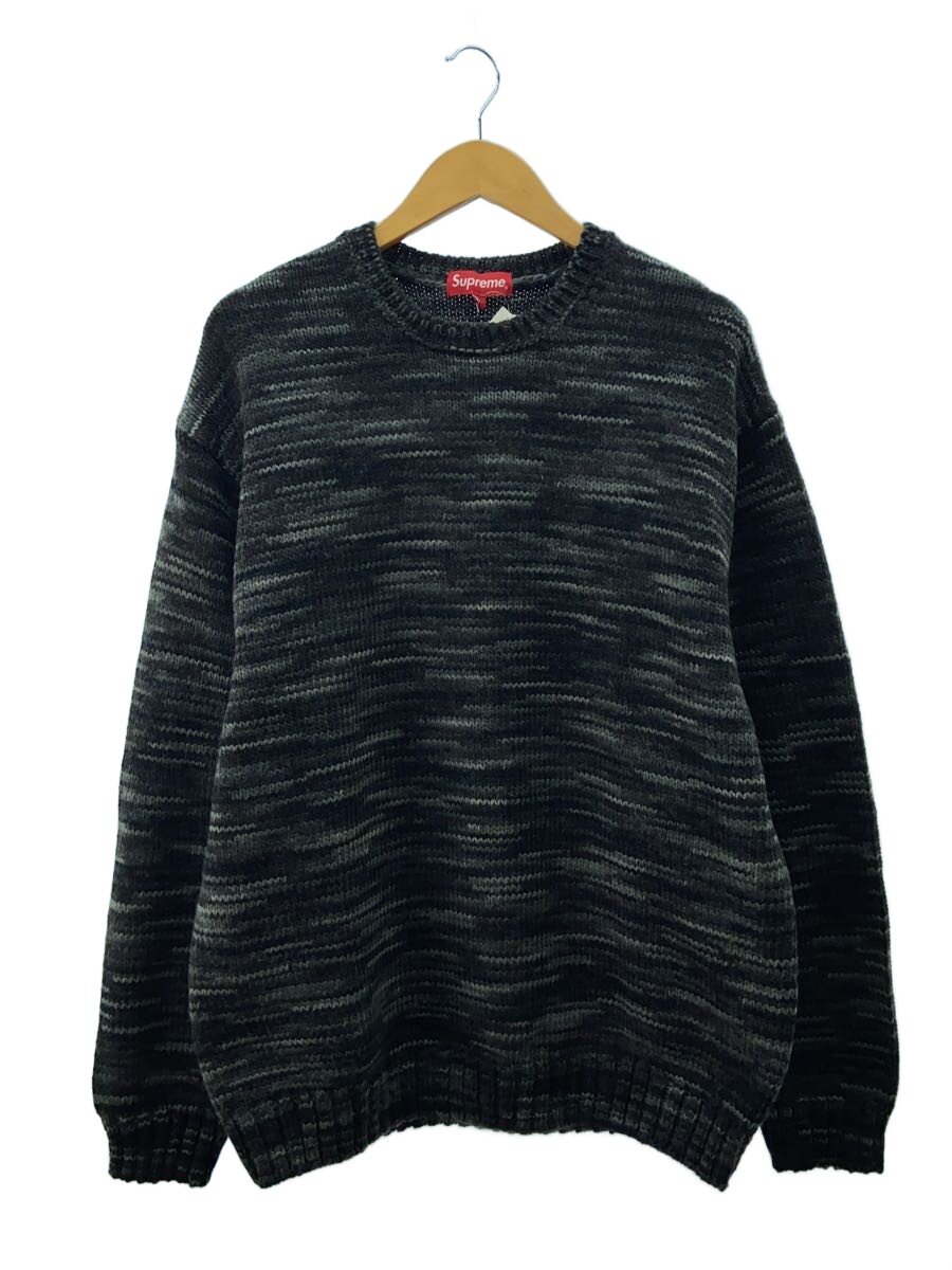【中古】Supreme◆ニット・セーター(厚手)/L/アクリル/GRY/StaticSweater//【メンズウェア】