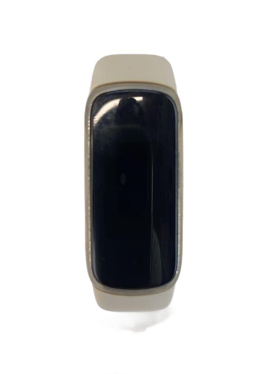 【中古】fitbit◆スマートウォッチ/luxe/デジタル/ラバー/BLK/BEG【服飾雑貨他】