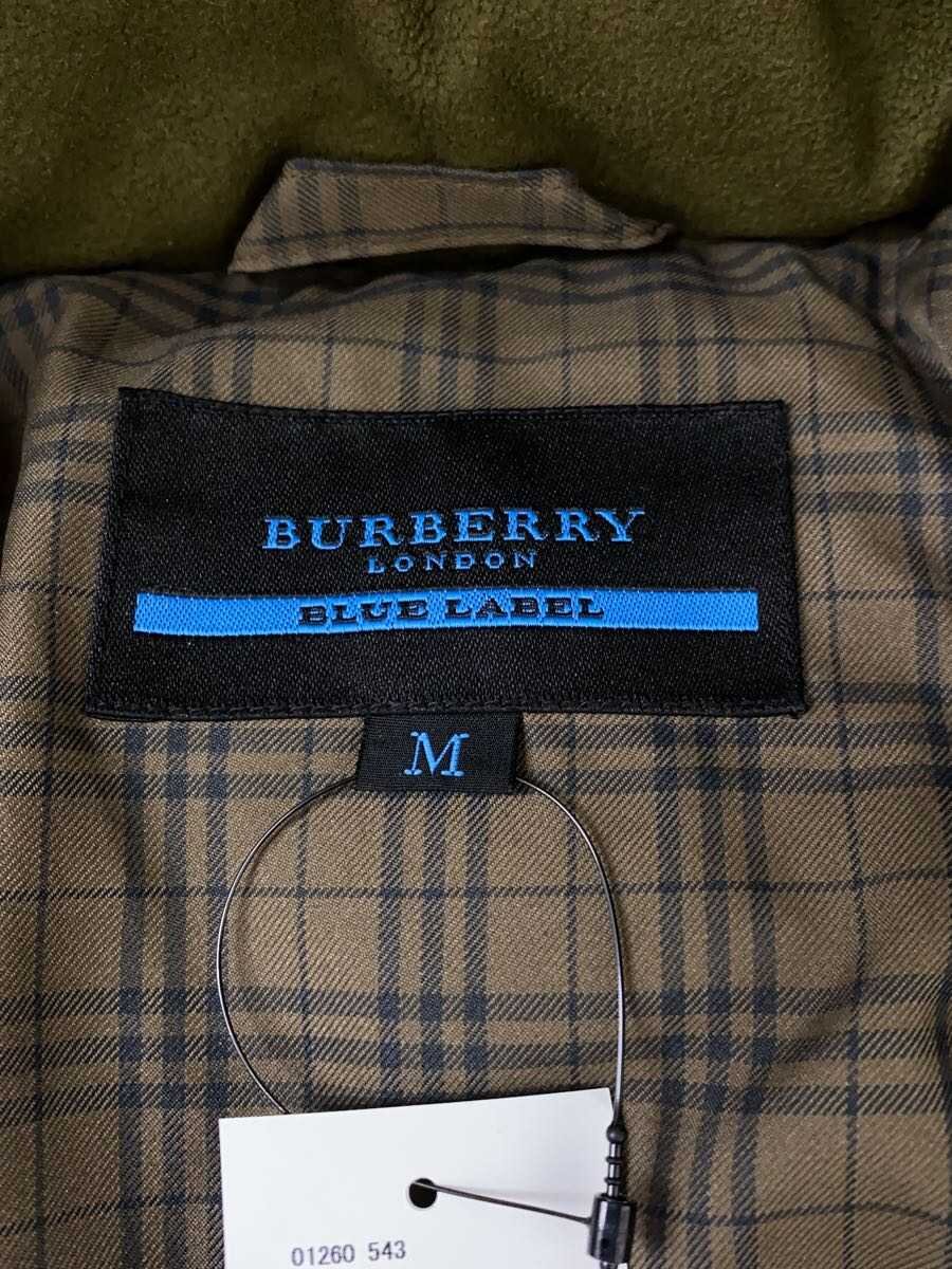 中古 BURBERRY BLUE LABEL ダウンジャケット M ポリエステル KHK フード着脱式 メンズウェア jumblestore-38299428 2nd STREET 楽天市場店 サンプル画像3
