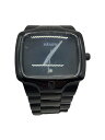 【中古】NIXON◆NIXON ニクソン/腕時計/アナログ/ステンレス/ブラック/THE PLAYER【服飾雑貨他】