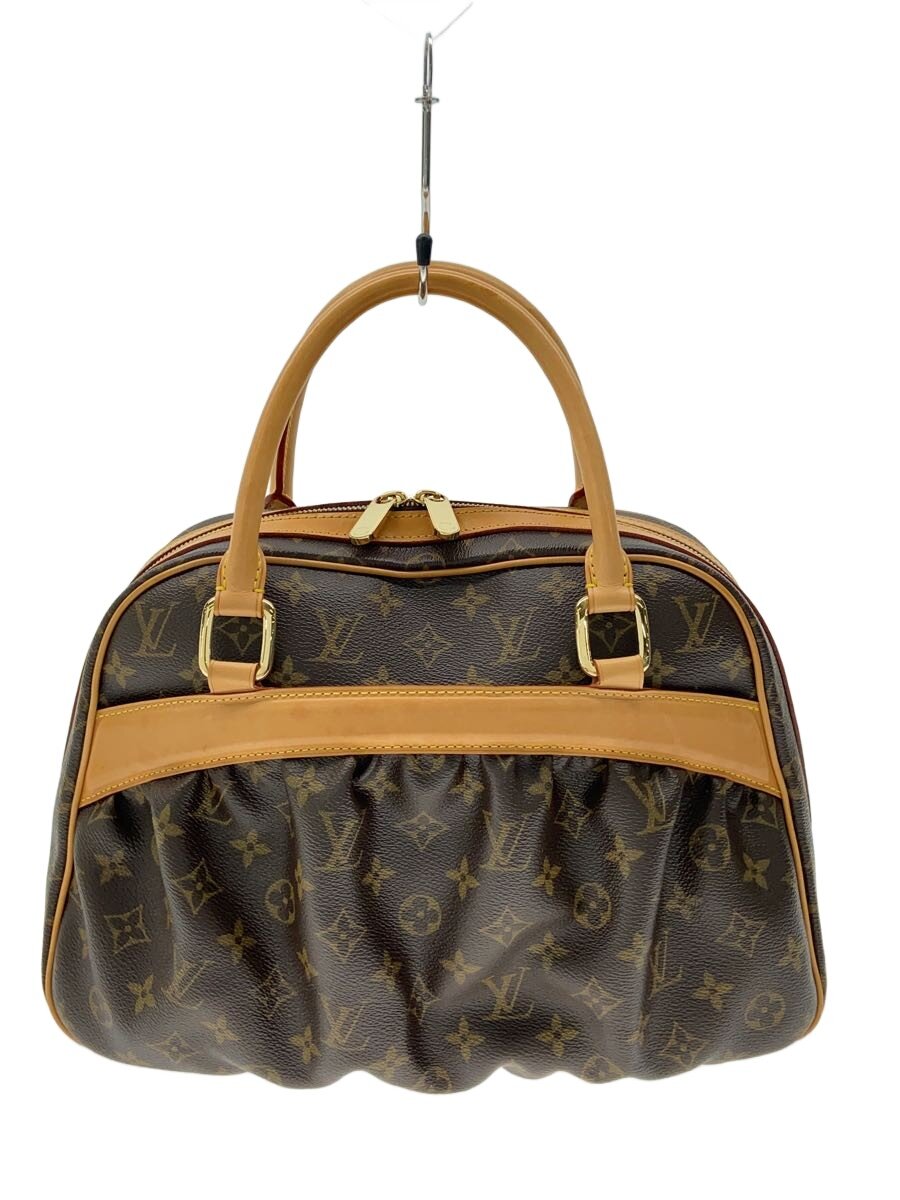 【中古】LOUIS VUITTON◆ミツィ_モノグラム・キャンバス/PVC/BRW/M40058【バッグ】