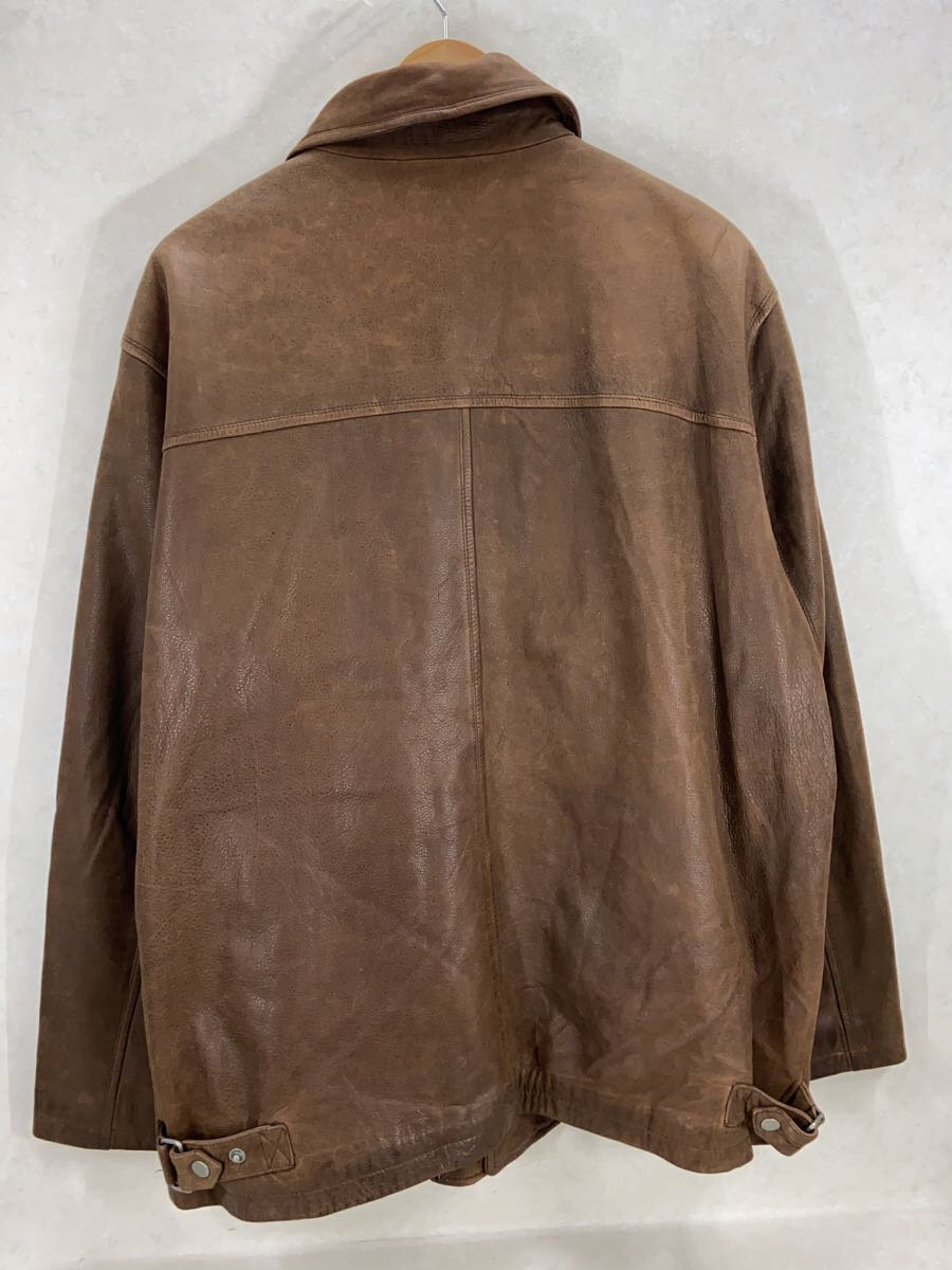 【中古】trapper/ジップアップ/レザージャケット・ブルゾン/--/レザー/BRW【メンズウェア】