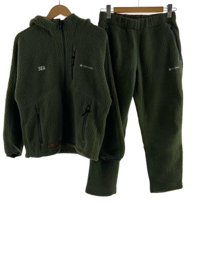 【中古】snow peak◆セットアップ/M/ポリエステル/GRN/was-jk(pa)-21aw701【メンズウェア】 【中古】snow peak◆セットアップ/M/ポリエステル/GRN/was-jk(pa)-21aw701【メンズウェア】