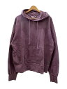 【中古】ANCELLM◆24SS/DYED DAMAGE HOODIE/タグ付き/2/コットン/PUP/無地/ANC-T69-A【メンズウェア】(4)
