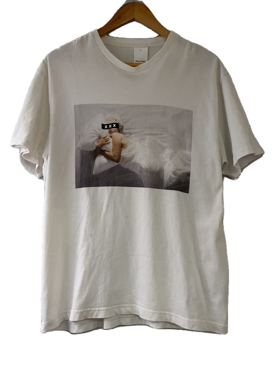 【中古】GOODSELECTION XXX/Tシャツ/M/コットン/WHT/プリント/? NULL ?【メンズウェア】
