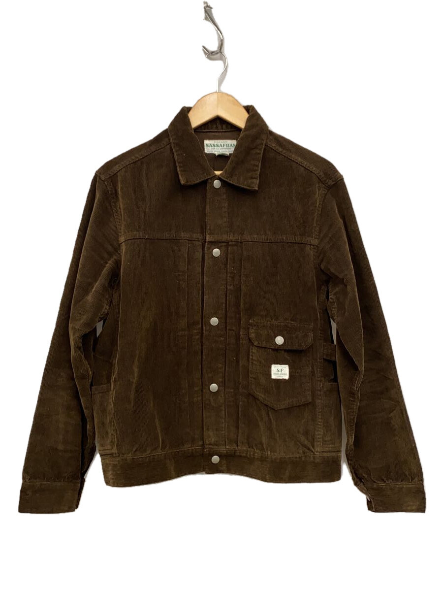 【中古】SASSAFRAS◆1st type/ジャケット/M/コーデュロイ/KHK【メンズウェア】